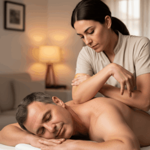 Masaje descontracturante Sotillo de la Adrada - manos profesionales