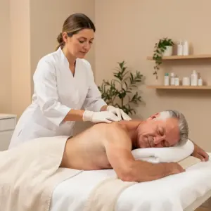 Paquete 10 masajes descontracturantes a domicilio Piedralaves – experiencia senior en casa El valle del Tiétar Piedralaves