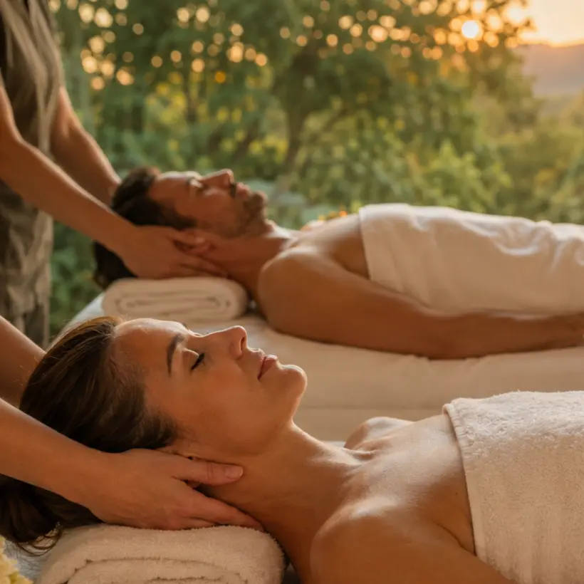 Entorno natural del masaje relajante en el Paraíso del Tiétar