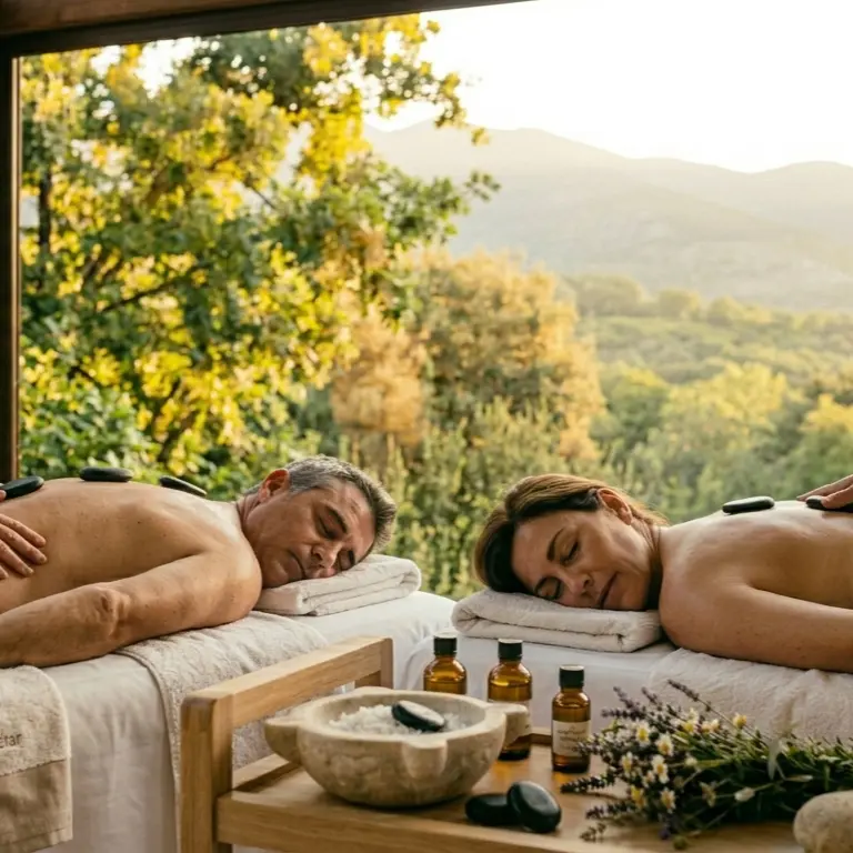 Salud interior en el masaje relajante en el Paraíso del Tiétar